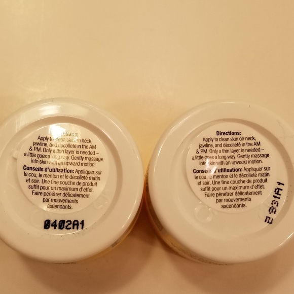 ✅Strivectin 2 NIB Deluxe Sample size jars of Advanced Neck Tightening Plus Cream - Picture 8 of 12